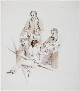 Study of Sailors by John Wilson Carmichael